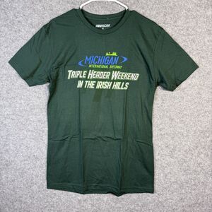 NASCAR Official Mens Michigan International Speedway Triple Header NEW Size M
